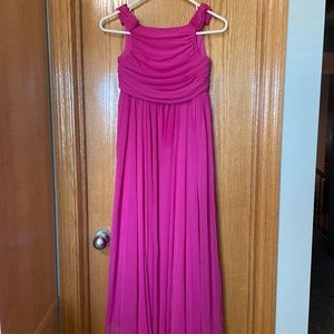 Dessy Girl Formal Sleeveless Pink Dress